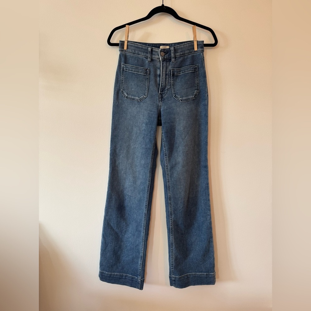 Fajerty High-Rise Straight Leg Women's Jeans in Light Blue 26 - Picture 3 of 9